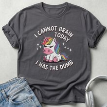 Unicorn I Cannot Brain Today Office Casual Friday Outfit Tee
