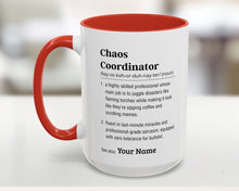 custom chaos coordinator mug