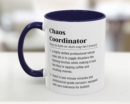 chaos coordinator mug 
