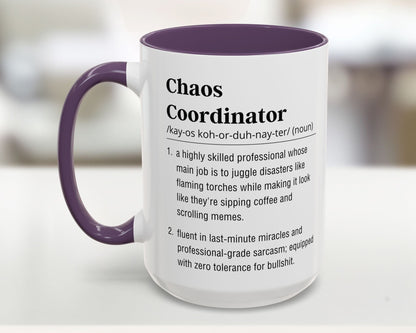 chaos coordinator mug