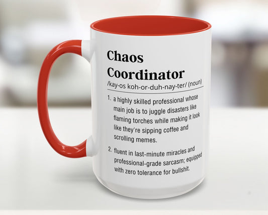 Chaos Coordinator Definition mug