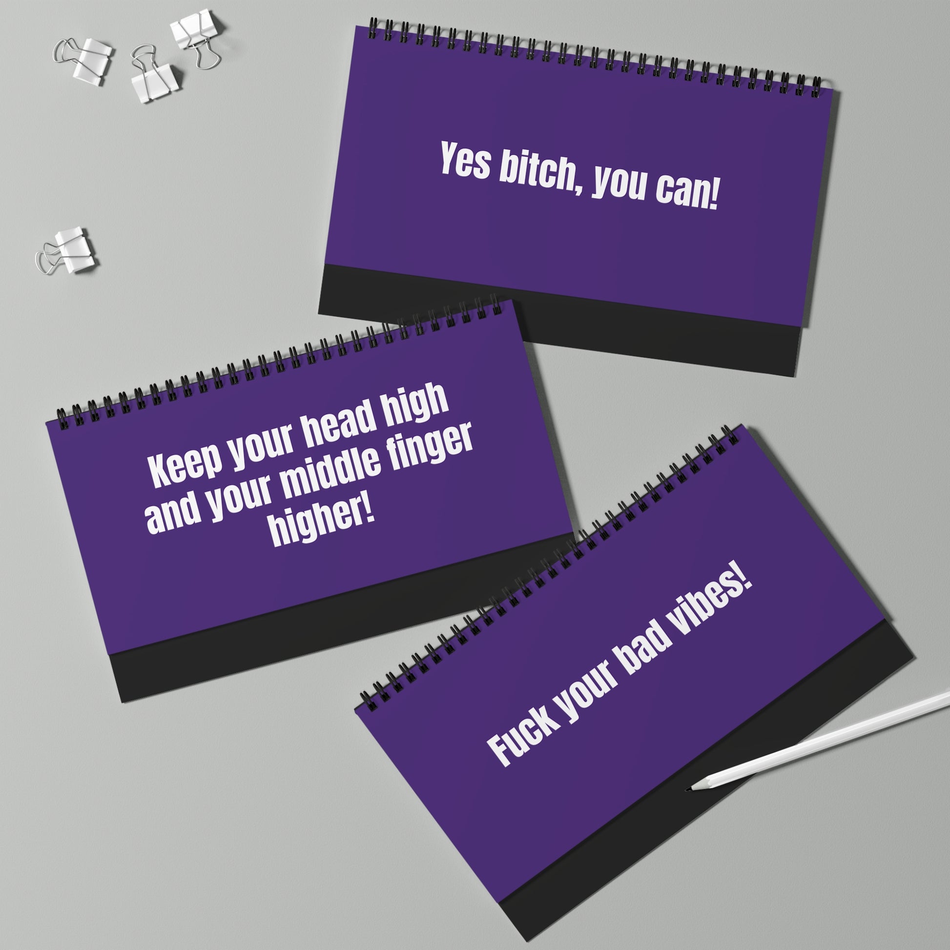 Funny black desk sign reading ‘Straighten Your F*cking Crown’ q2