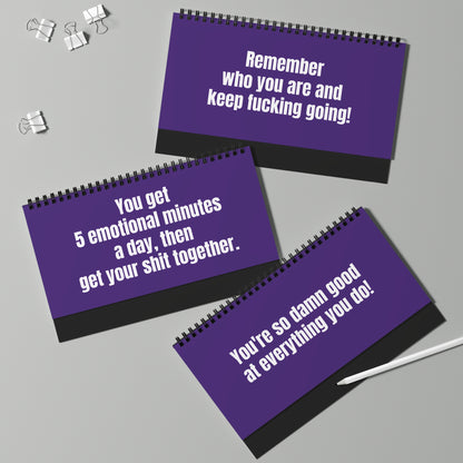 Funny black desk sign reading ‘Straighten Your F*cking Crown’ q4