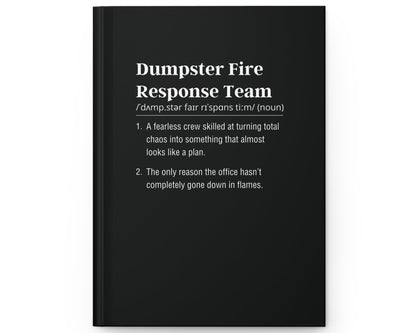 Black book with white text on a white background