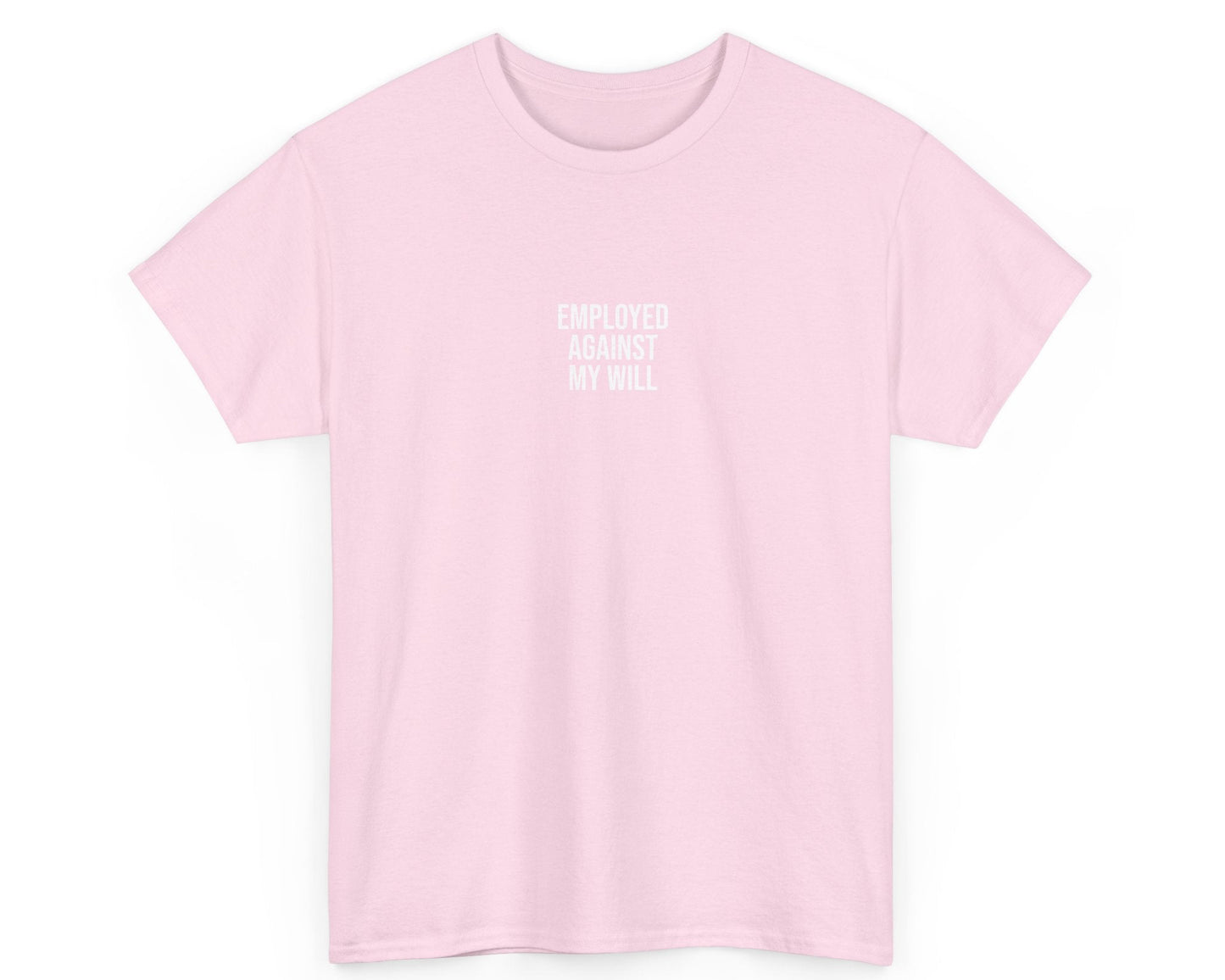 pink t-shirt on a white background