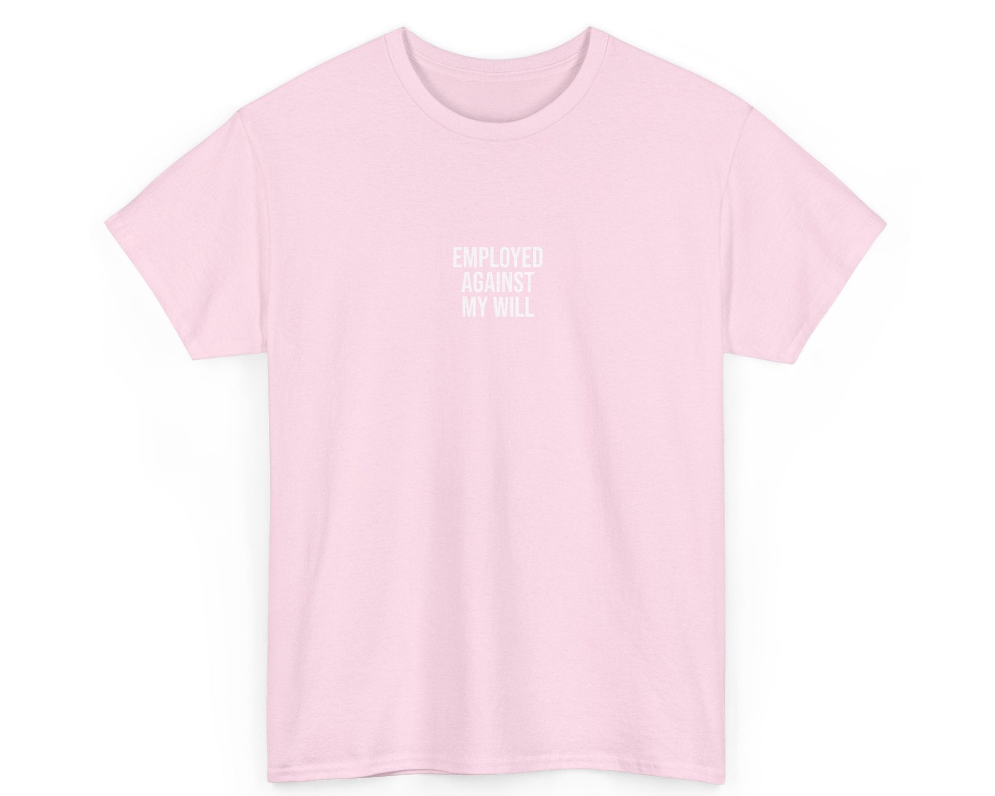 pink t-shirt on a white background