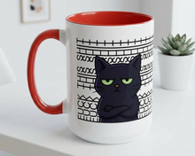 Hidden Message Meme Cat Mug – Secret Office Humor 11 & 15oz