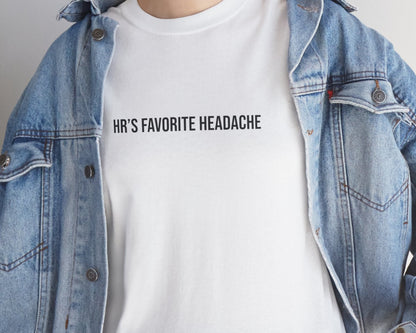 Person wearing a white t-shirt 