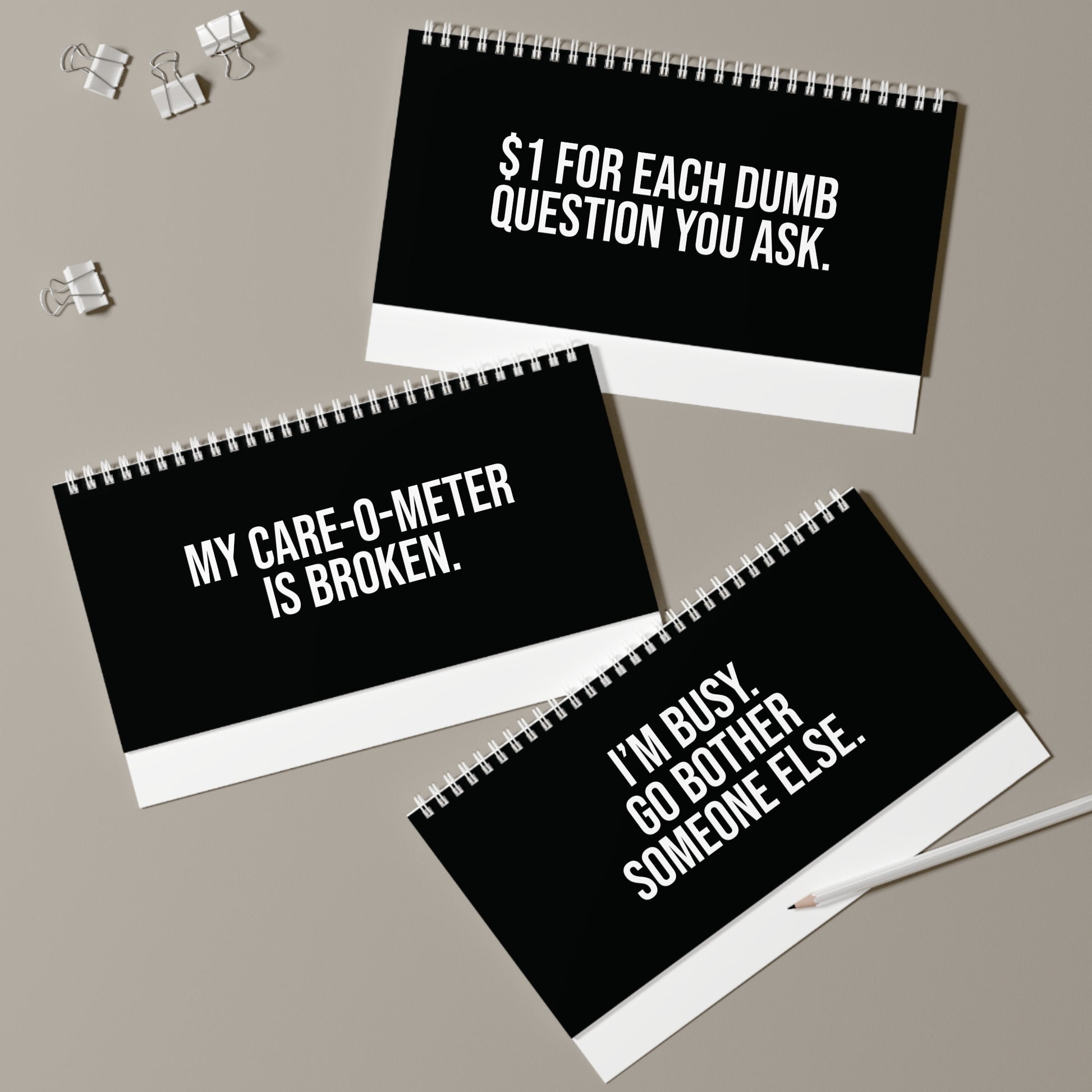 q2 desk sign “I’m on Mute for a Reason”