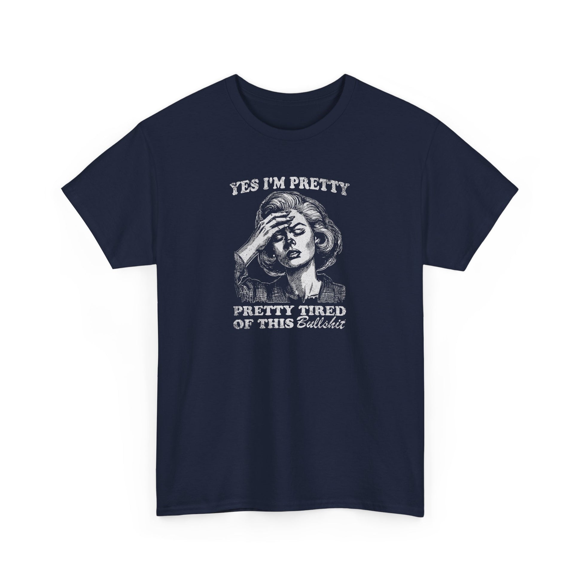 Navy burnout humor T-shirt – hilarious snarky tee for overworked office workers