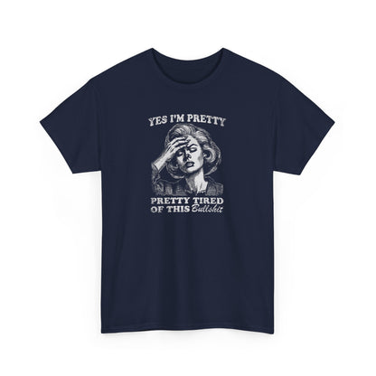 Navy burnout humor T-shirt – hilarious snarky tee for overworked office workers