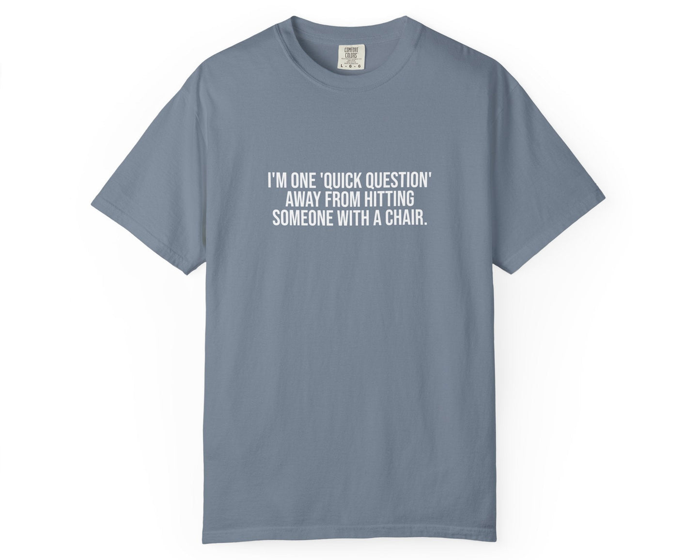 Teal t-shirt on a white background