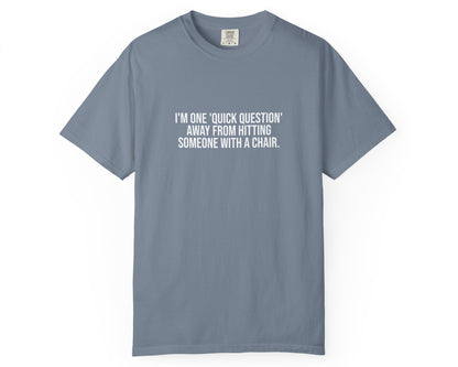Teal t-shirt on a white background