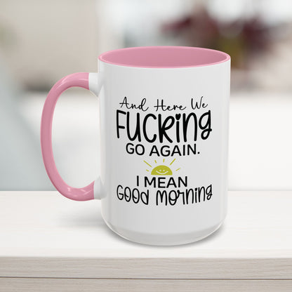 Pink 15oz office humor mug – sarcastic and funny gift for coworkers and bosses