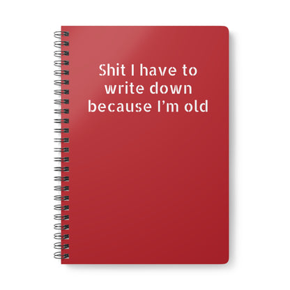 Snarky and sarcastic corporate notebook for forgetful professionals dark red uk